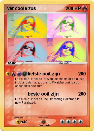Pokemon vet coole zus
