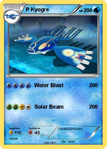Pokemon P Kyogre