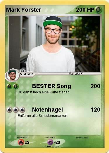 Pokemon Mark Forster