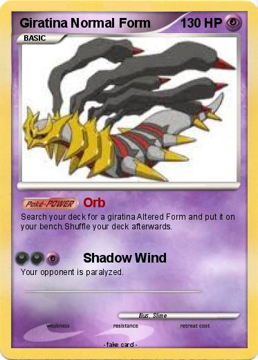 Pokemon Giratina Normal Form