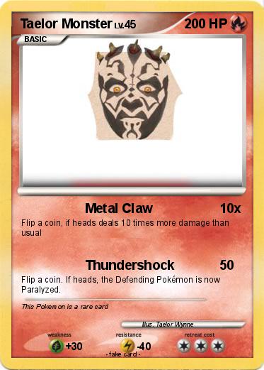 Pokemon Taelor Monster