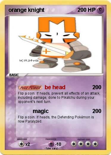 Pokemon orange knight