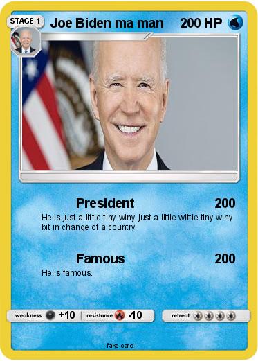 Pokemon Joe Biden ma man