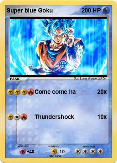 Pokemon Super blue Goku
