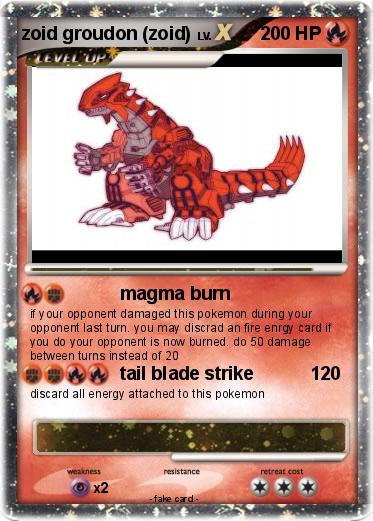 Pokemon zoid groudon (zoid)