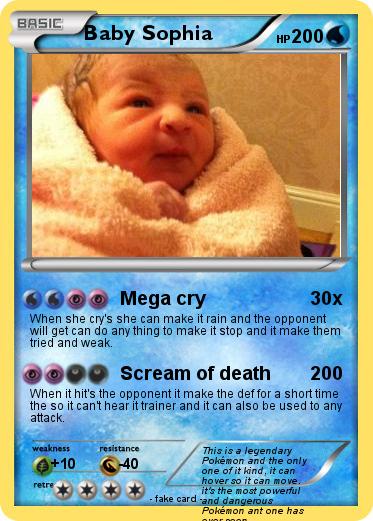 Pokemon Baby Sophia