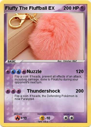 Pokemon Fluffy The Fluffball EX Pokemon Fluffy The Fluffball EX