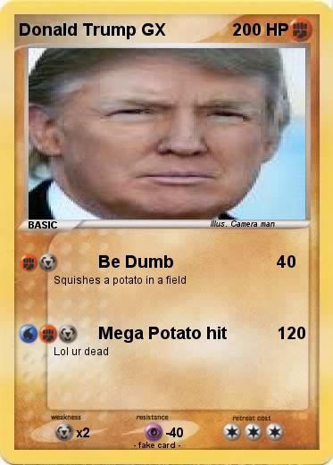 Pokemon Donald Trump GX
