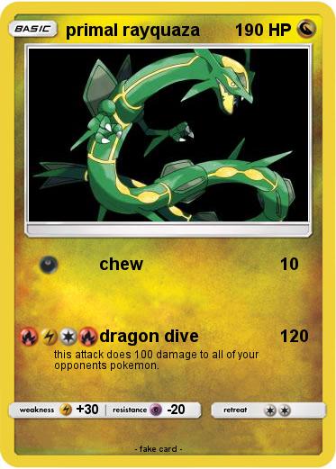 Pokemon primal rayquaza