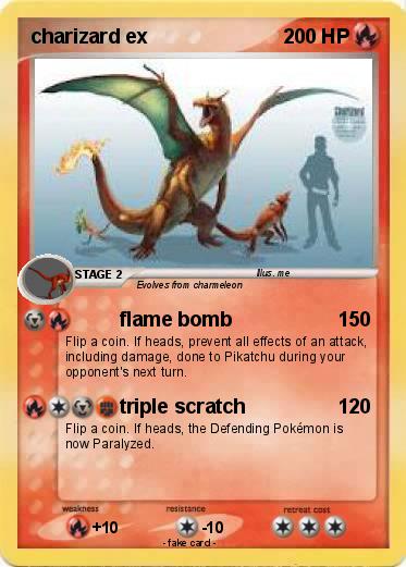 Pokemon charizard ex