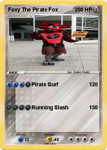 Pokemon Foxy The Pirate Fox