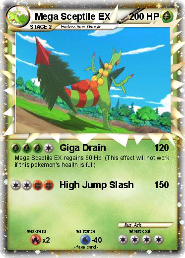 Pokemon Mega Sceptile EX
