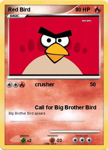 Pokemon Red Bird