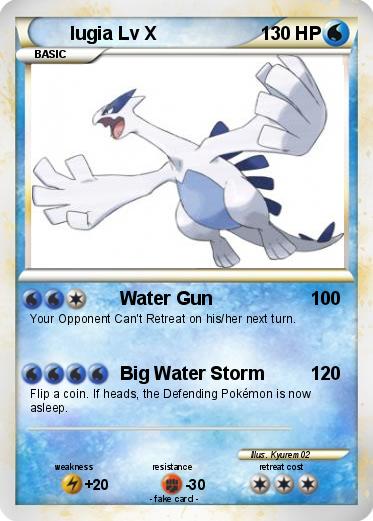 Pokemon lugia Lv X