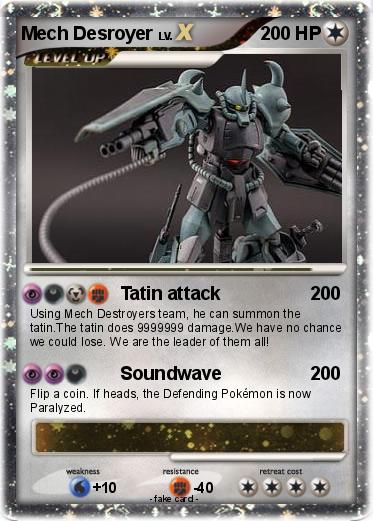 Pokemon Mech Desroyer