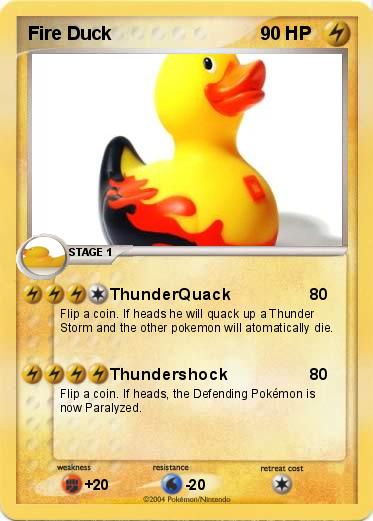 Pokemon Fire Duck