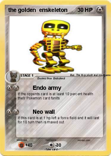 Pokemon the golden  enskeleton