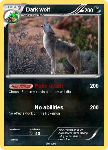 Pokemon Dark wolf