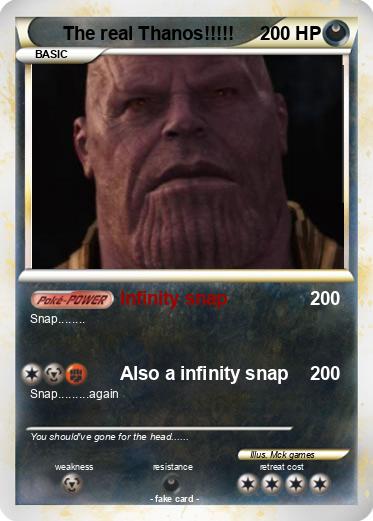 Pokemon The real Thanos!!!!!