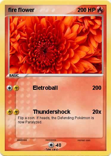Pokemon fire flower