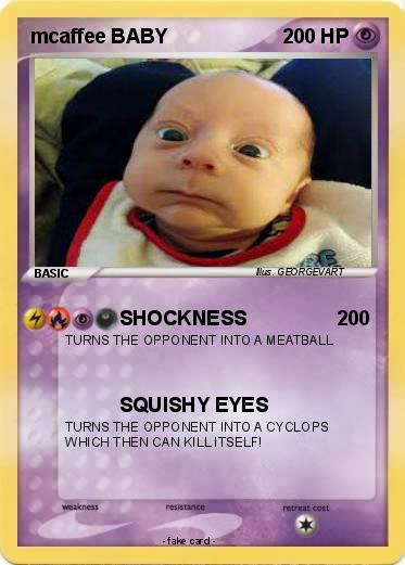 Pokemon mcaffee BABY