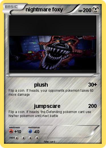 Pokemon nightmare foxy
