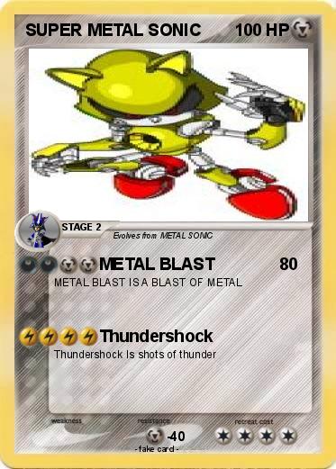 Pokemon SUPER METAL SONIC