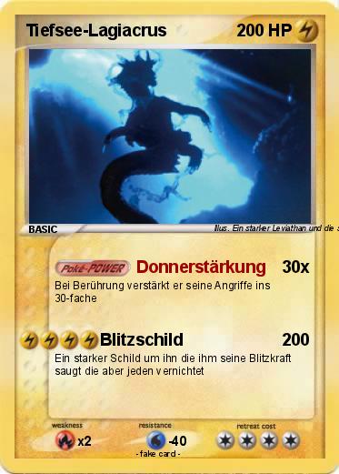 Pokemon Tiefsee-Lagiacrus Pokemon Tiefsee-Lagiacrus
