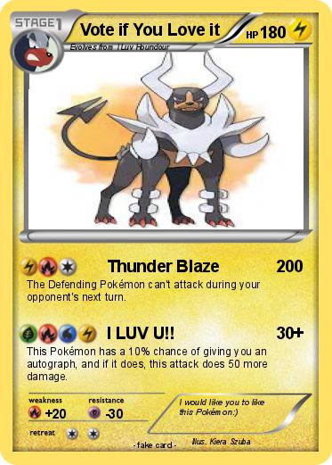 Pokemon Vote if You Love it