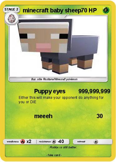Pokemon minecraft baby sheep