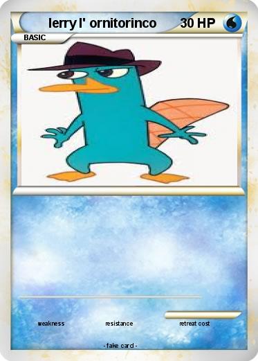 Pokemon lerry l' ornitorinco