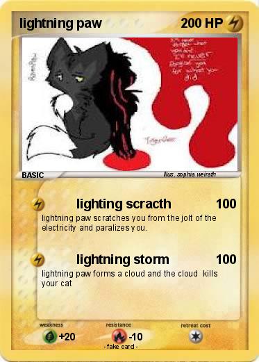 Pokemon lightning paw