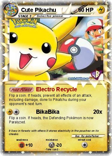Pokemon Cute Pikachu