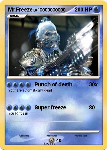 Pokemon Mr.Freeze