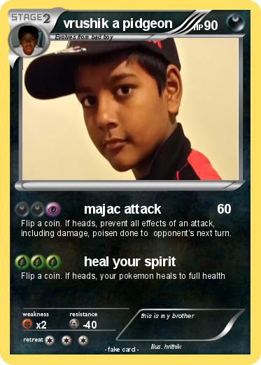 Pokemon vrushik a pidgeon