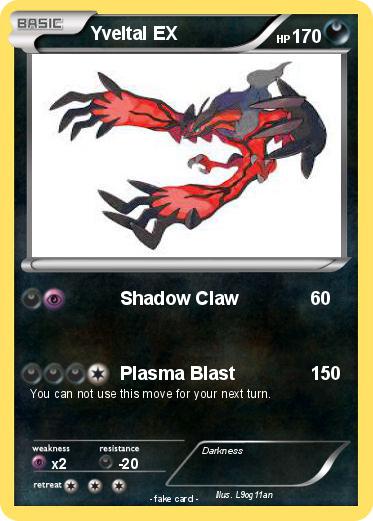 Pokemon Yveltal EX