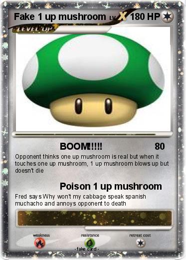 Pokemon Fake 1 up mushroom