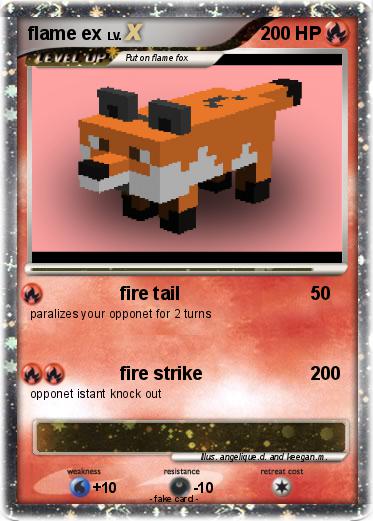 Pokemon flame ex