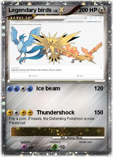 Pokemon Legendary birds