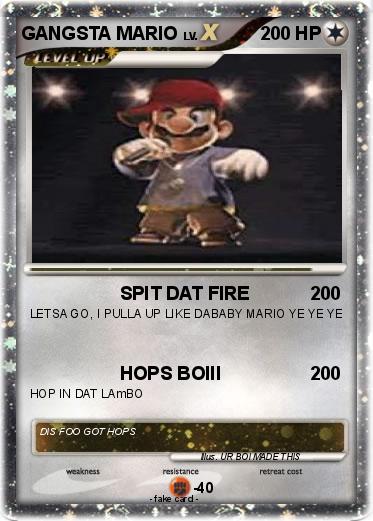 Pokemon GANGSTA MARIO