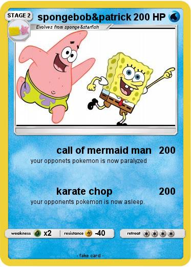 Pokemon spongebob&patrick