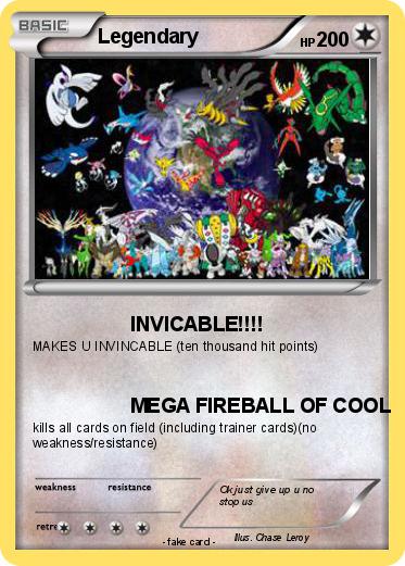 Pokemon Legendary