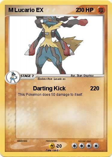 Pokemon M Lucario EX                     2