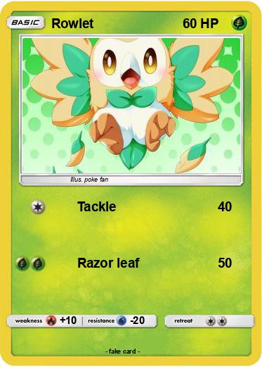 Pokemon Rowlet