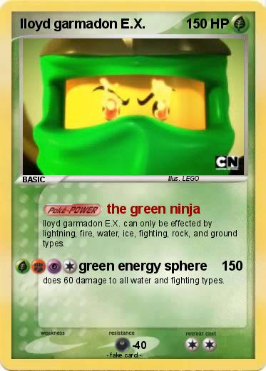 Pokemon lloyd garmadon E.X.