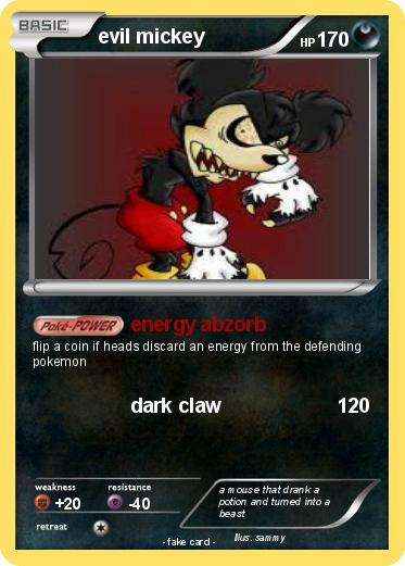 Pokemon evil mickey
