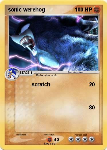 Pokemon sonic werehog