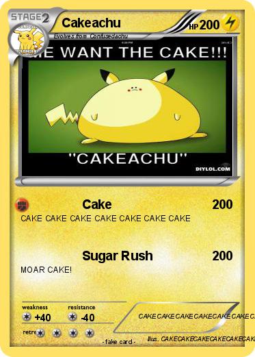 Pokemon Cakeachu