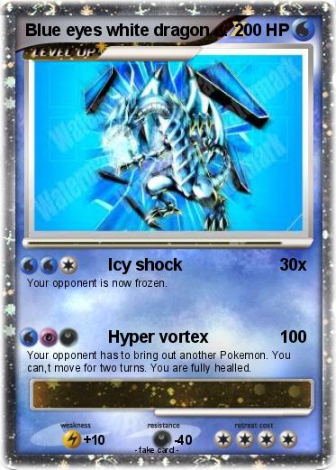 Pokemon Blue eyes white dragon