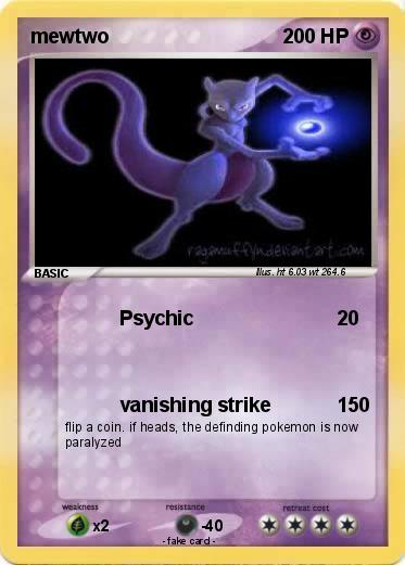 Pokemon mewtwo